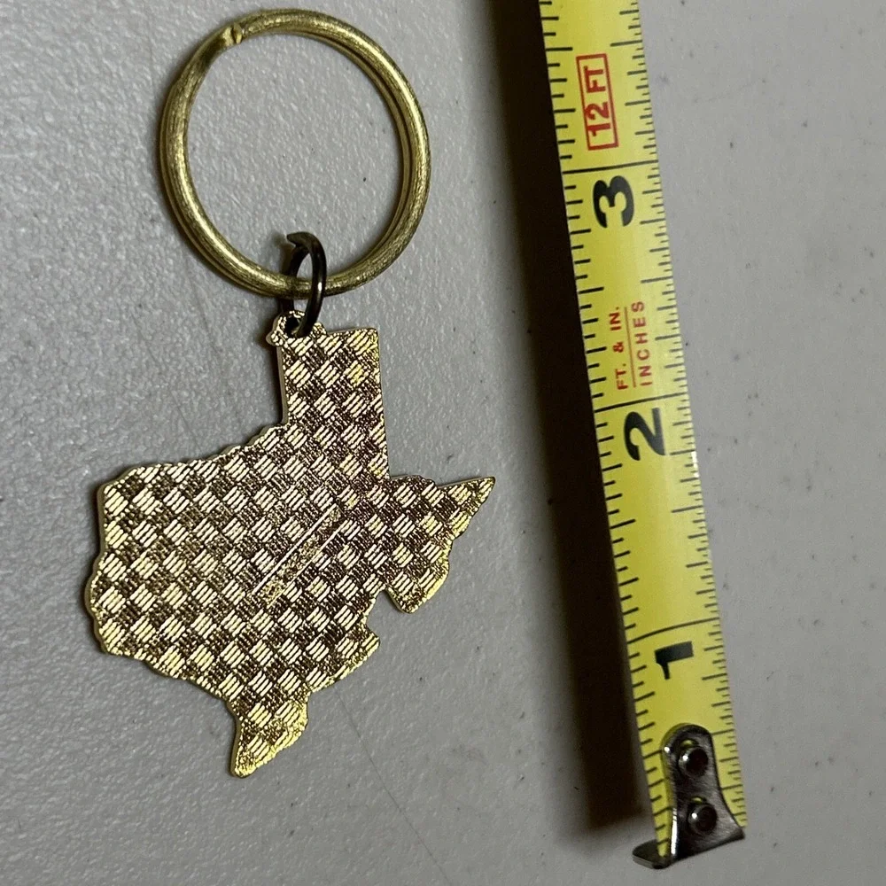 Hard Rock‎ Cafe Dallas State of Texas and Logo Keychain Keyring